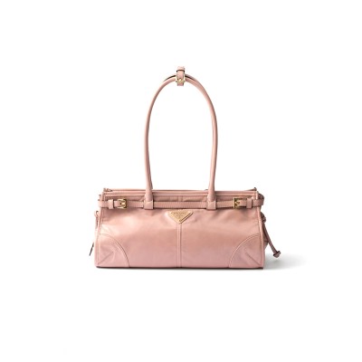 PRADA BONNIE MEDIUM LEATHER HANDBAG 1BA426  (32*15.5*12cm)